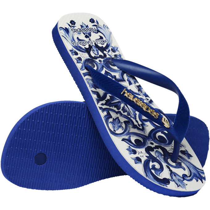 Chinelo Havaianas Dolce&Gabbana Blu Mediterraneo