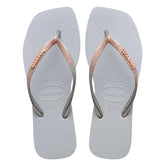 Chinelo Havaianas Slim Square Glitter