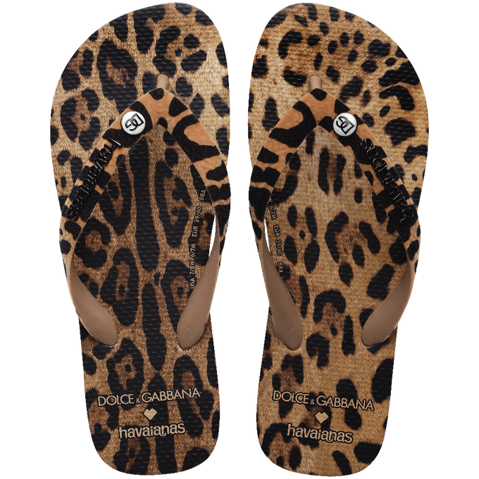 Chinelo Havaianas Dolce&Gabbana Leopard