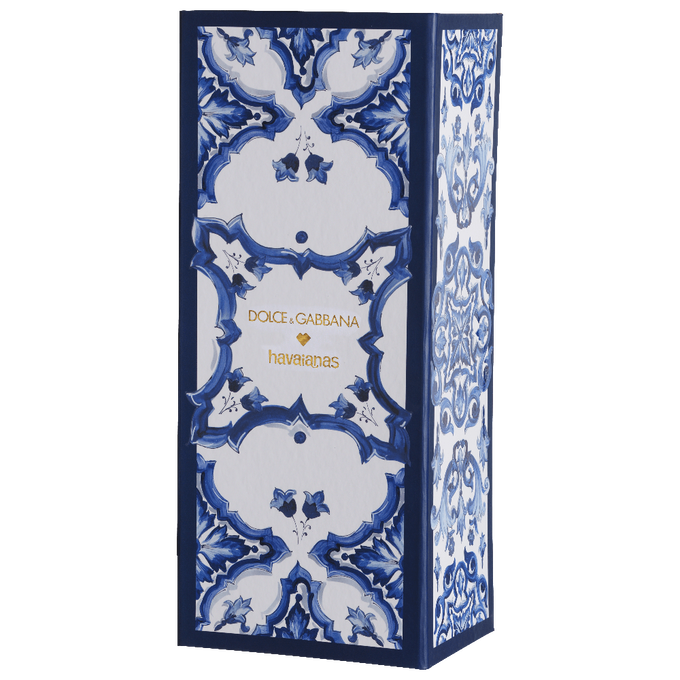 Chinelo Havaianas Dolce&Gabbana Blu Mediterraneo