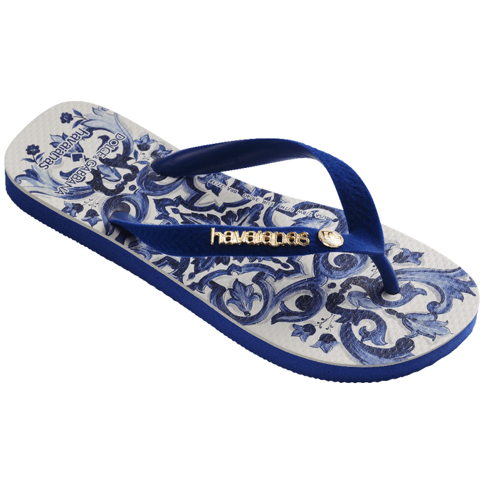 Chinelo Havaianas Dolce&Gabbana Blu Mediterraneo