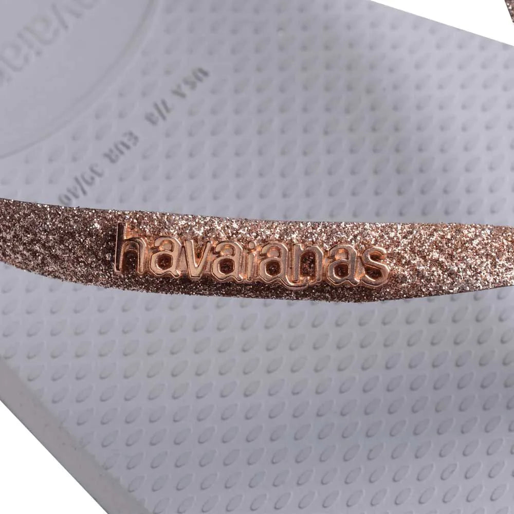 Chinelo Havaianas Slim Square Glitter