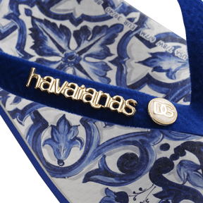 Chinelo Havaianas Dolce&Gabbana Blu Mediterraneo
