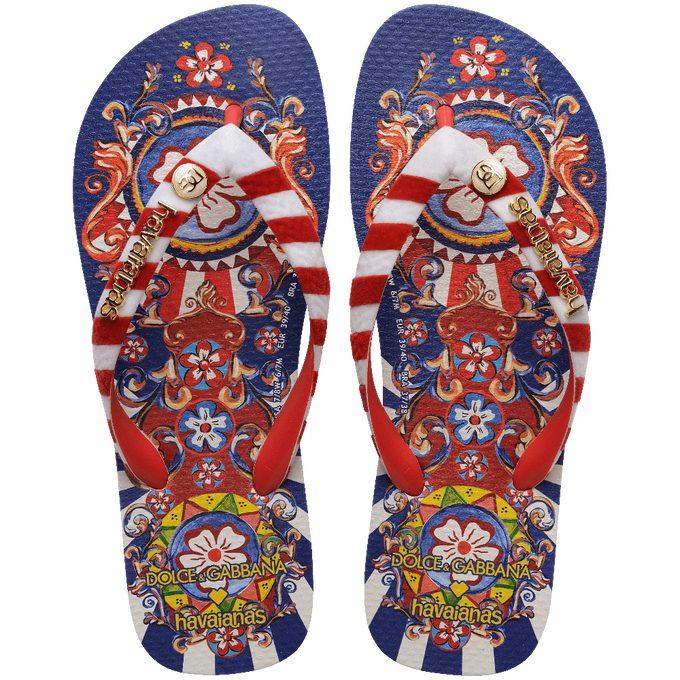 Chinelo Havaianas Dolce&Gabbana Carretto Siciliano