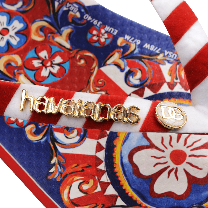 Chinelo Havaianas Dolce&Gabbana Carretto Siciliano