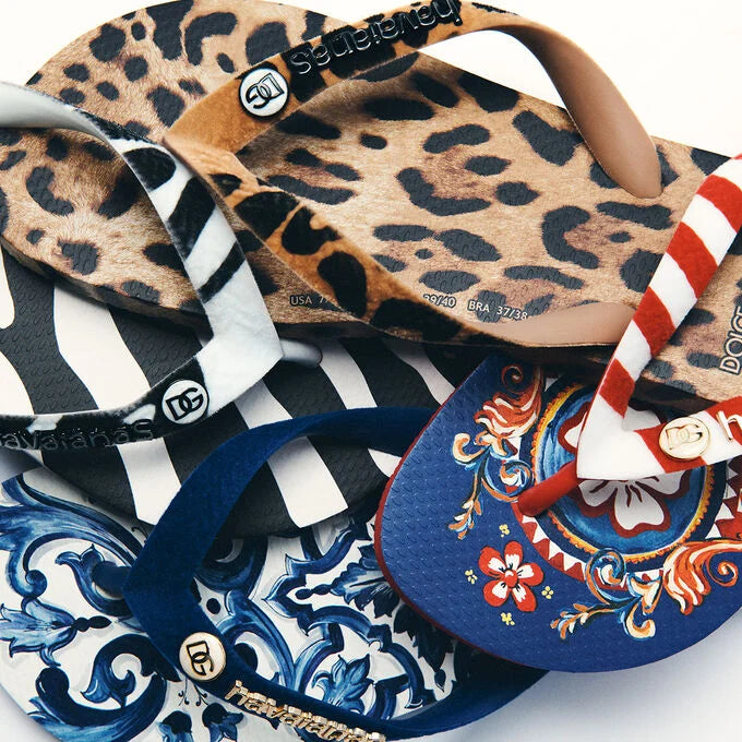 Chinelo Havaianas Dolce&Gabbana Leopard