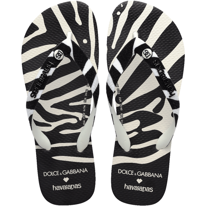 Chinelo Havaianas Dolce&Gabbana Zebra